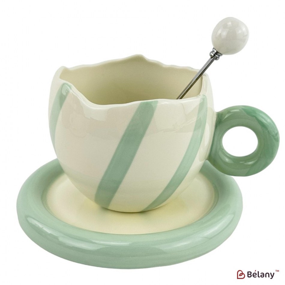 Керамічні чашки "Purr Purr" набір із 4шт. | 2