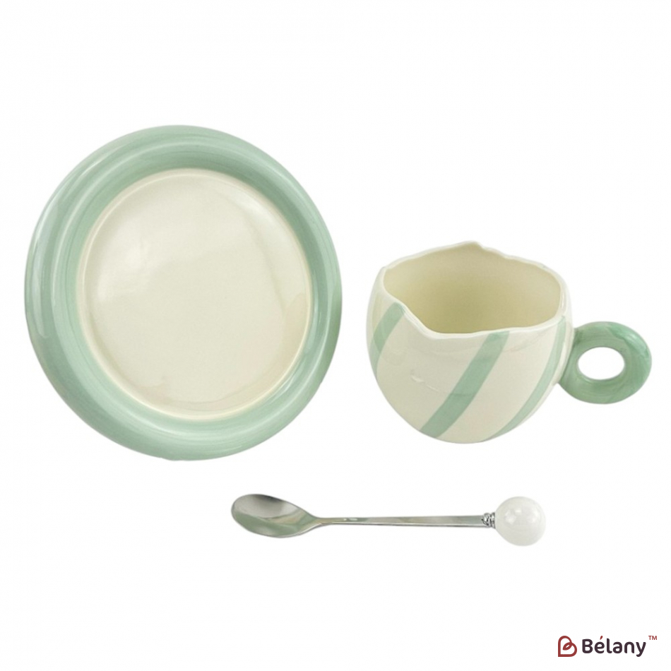 Керамічні чашки "Purr Purr" набір із 4шт. | 4