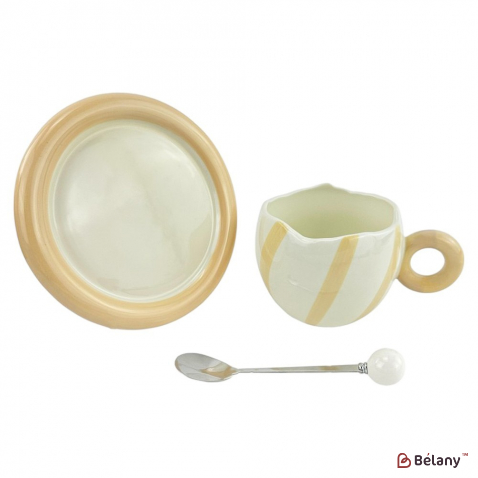 Керамічні чашки "Purr Purr" набір із 4шт. | 5