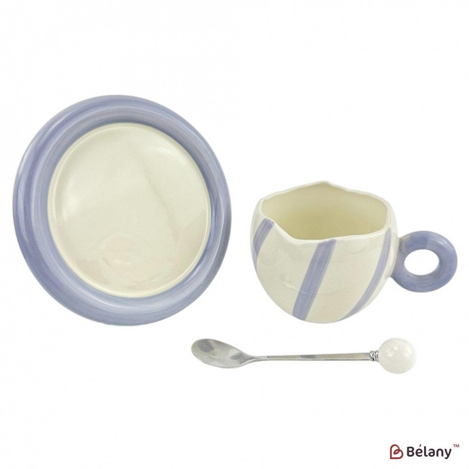 Керамічні чашки "Purr Purr" набір із 4шт. | 6