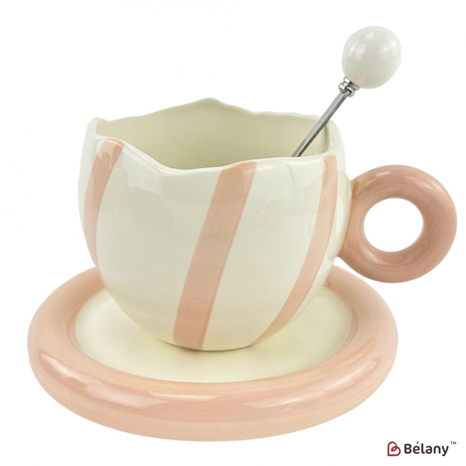 Керамічні чашки "Purr Purr" набір із 4шт. | 8