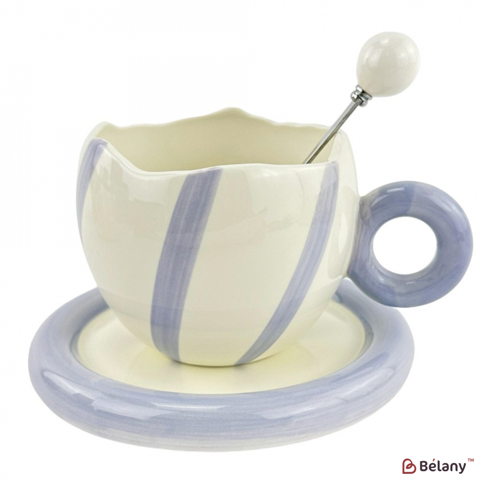 Керамічні чашки "Purr Purr" набір із 4шт. | 9