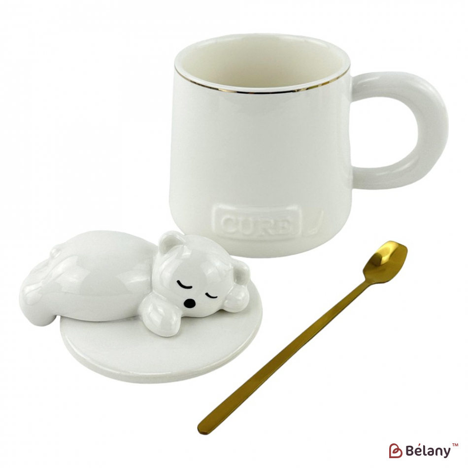 Керамічні чашки "Sleepy" набір із 4шт. | 5
