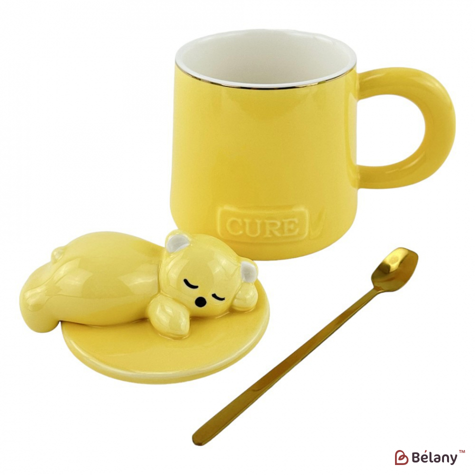 Керамічні чашки "Sleepy" набір із 4шт. | 7