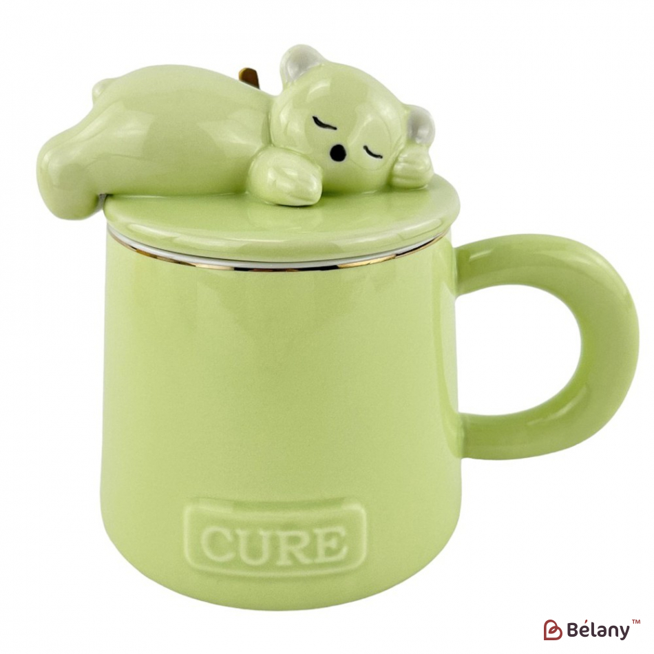 Керамічні чашки "Sleepy" набір із 4шт. | 8