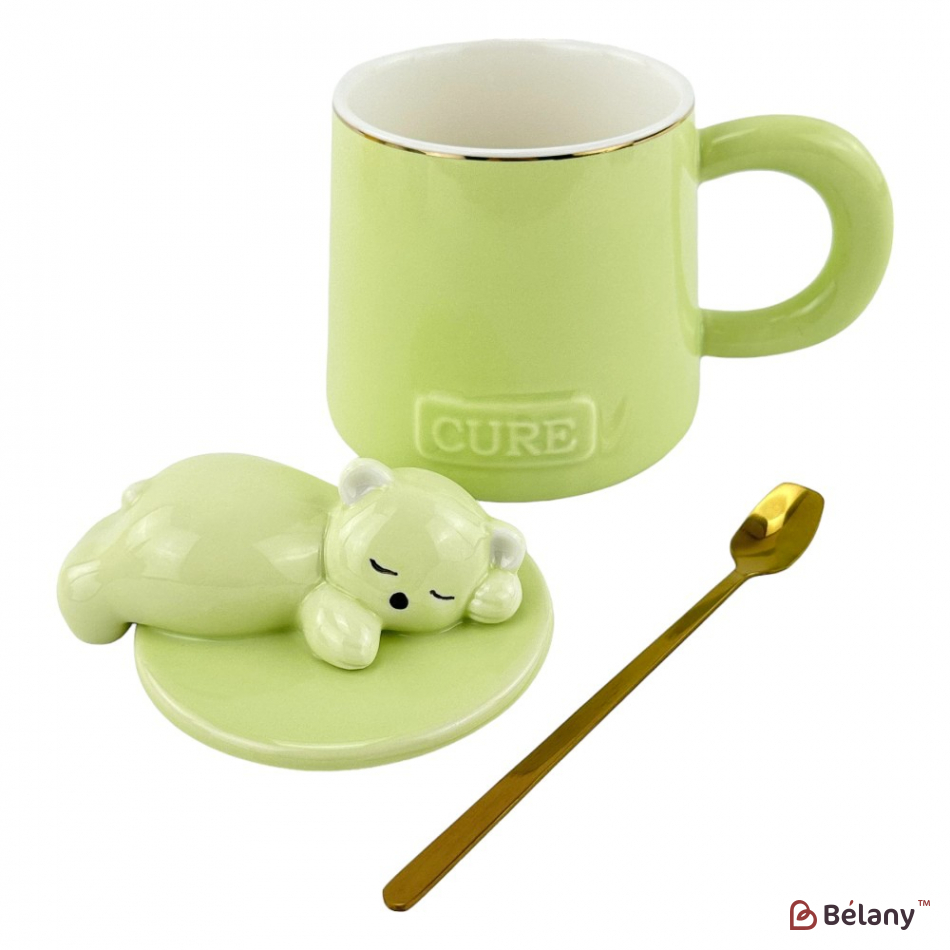 Керамічні чашки "Sleepy" набір із 4шт. | 9