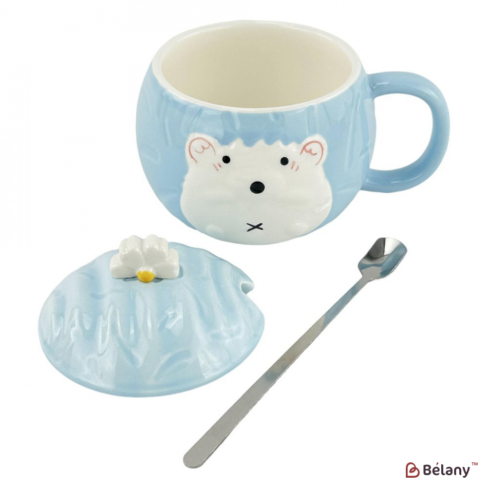 Керамічні чашки "Hedgehog" набір із 4шт. | 7