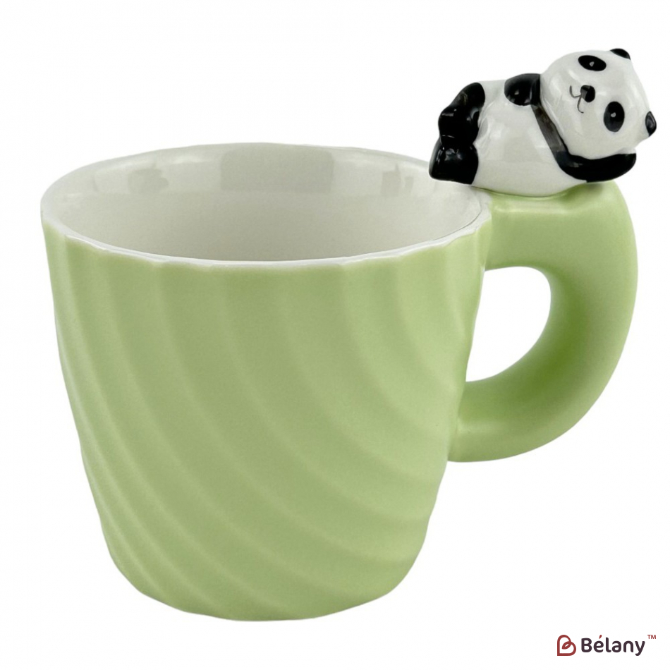 Керамічні чашки "Panda" набір із 3шт. | 3