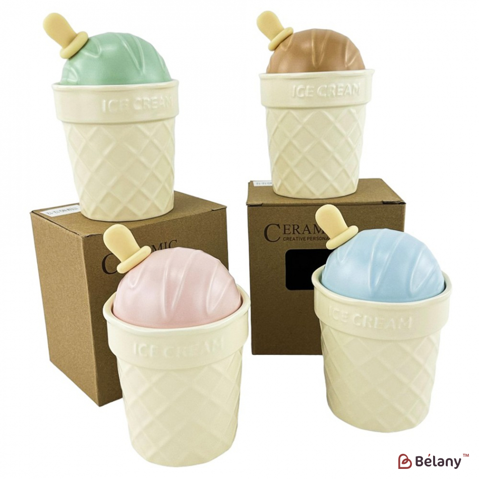 Керамічні чашки "Icecream" набір із 4шт.