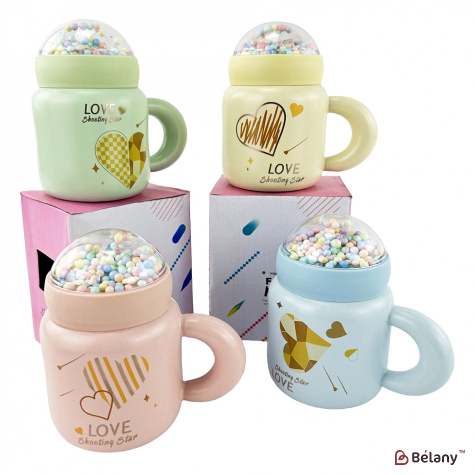 Керамічні чашки "Lovely" набір із 4шт.