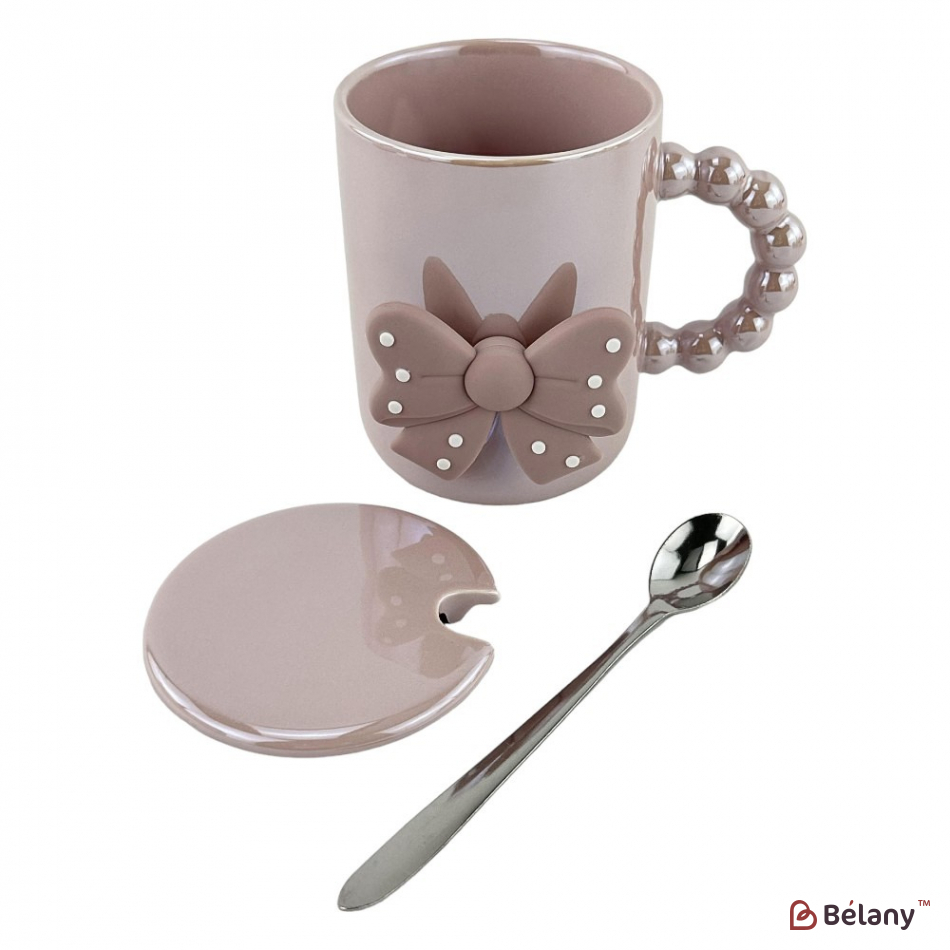 Керамічні чашки "Ribbon" набір із 4шт. | 4