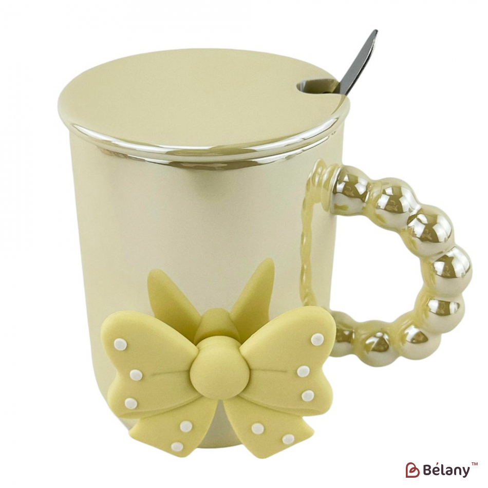 Керамічні чашки "Ribbon" набір із 4шт. | 6