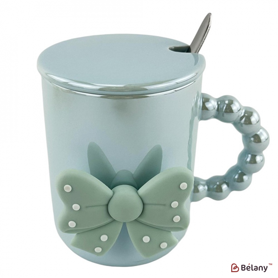 Керамічні чашки "Ribbon" набір із 4шт. | 8