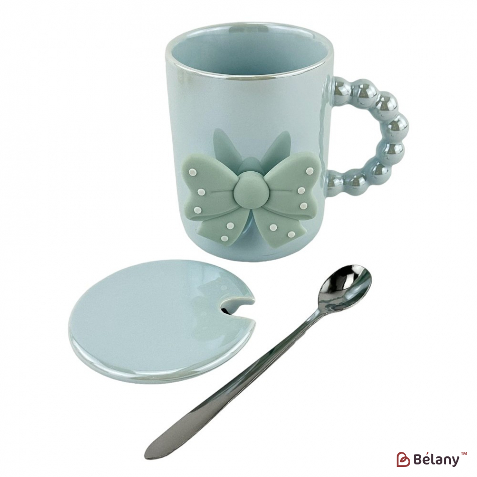 Керамічні чашки "Ribbon" набір із 4шт. | 9