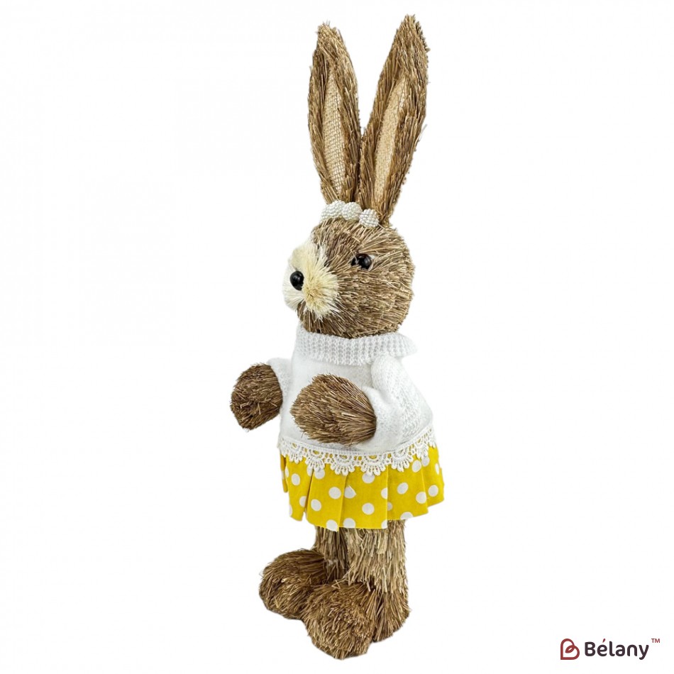 Соломенные пасхальные фигуры "Bunny" 2 шт. | 2