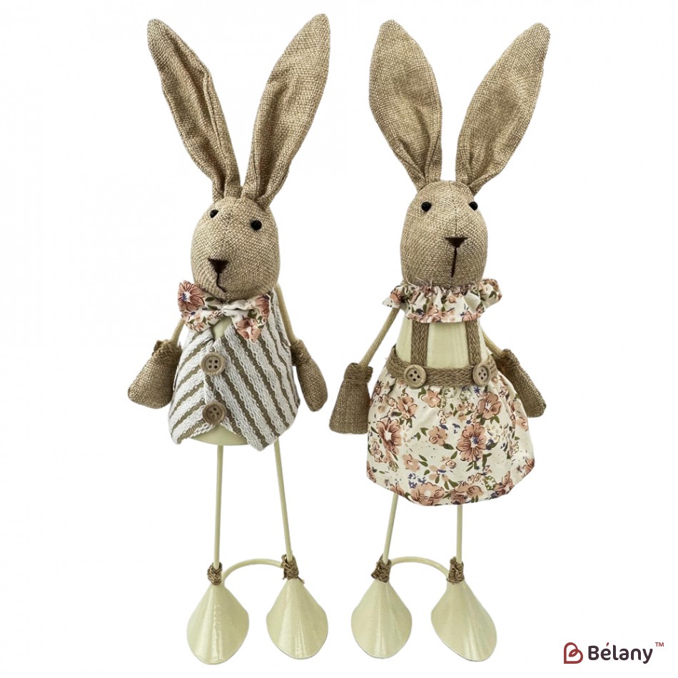 Соломенные пасхальные фигуры "EasterZoo" 2 шт.