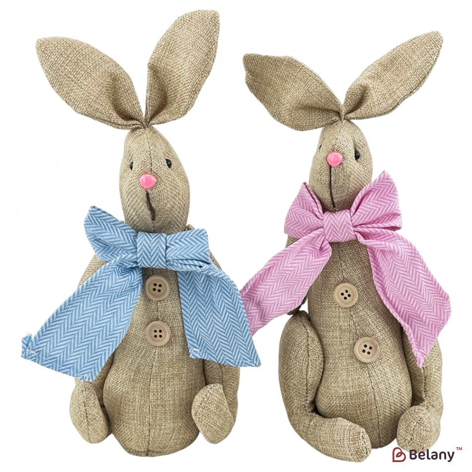 Пасхальные фигуры из мешковины "Chickadee" 2 шт.