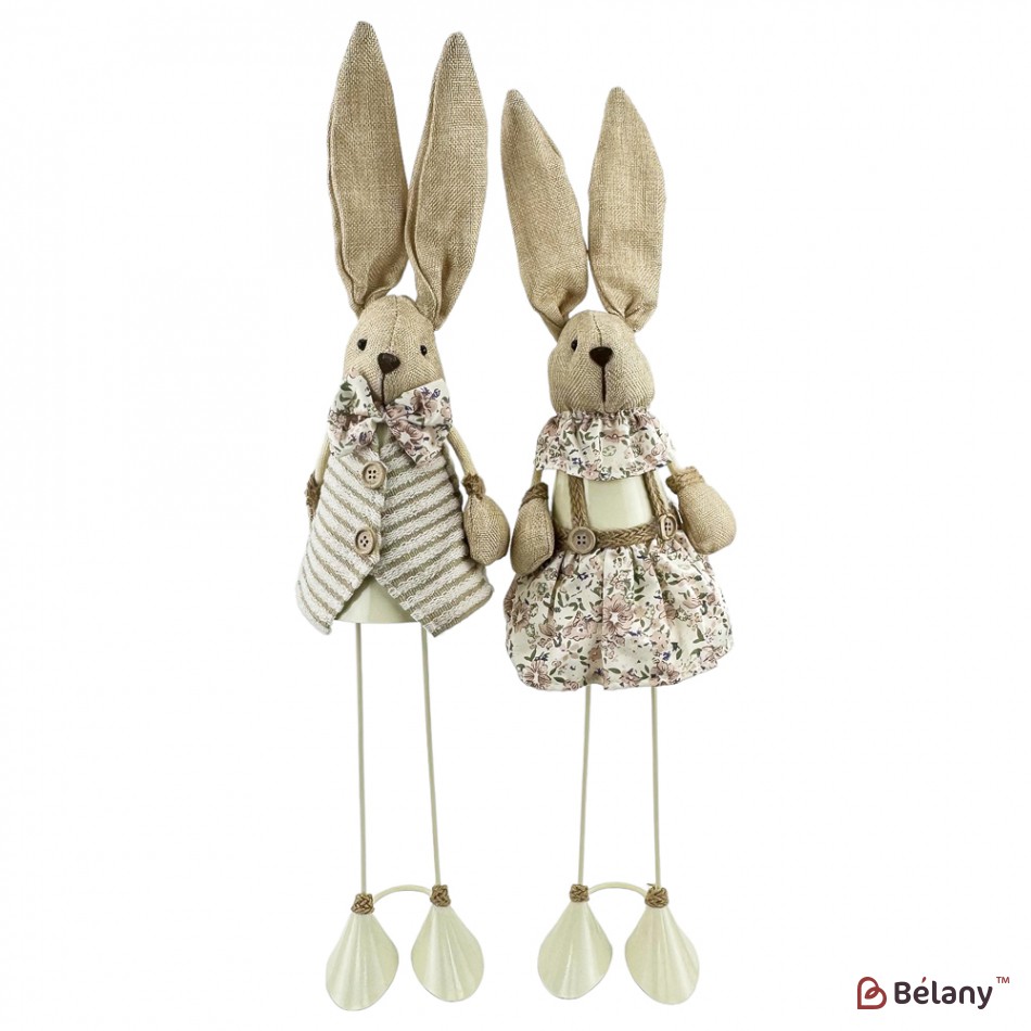 Пасхальные фигуры из мешковины "LilyLand" 2 шт.