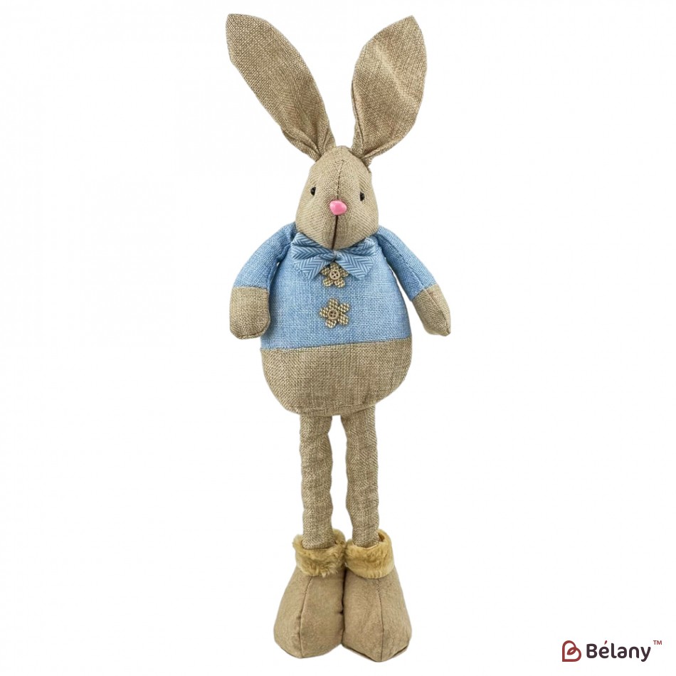 Пасхальные фигуры из мешковины "Easter bunnies" 2 шт. | 2