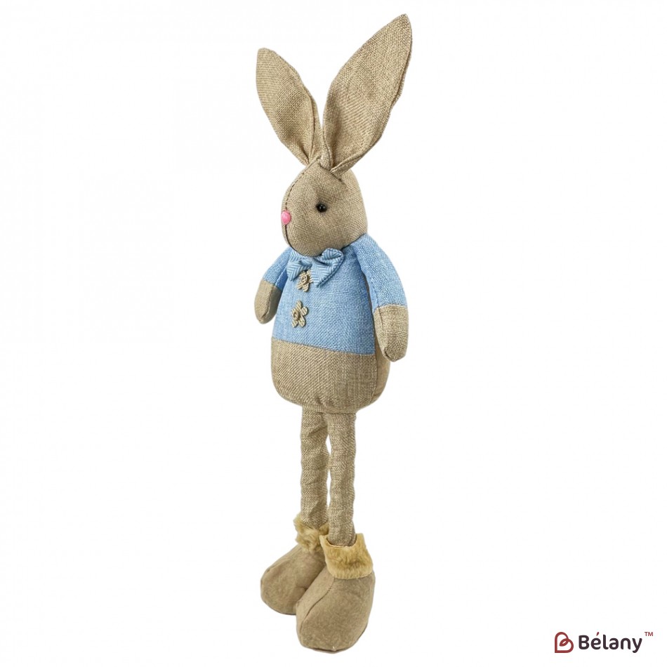 Пасхальные фигуры из мешковины "Easter bunnies" 2 шт. | 3