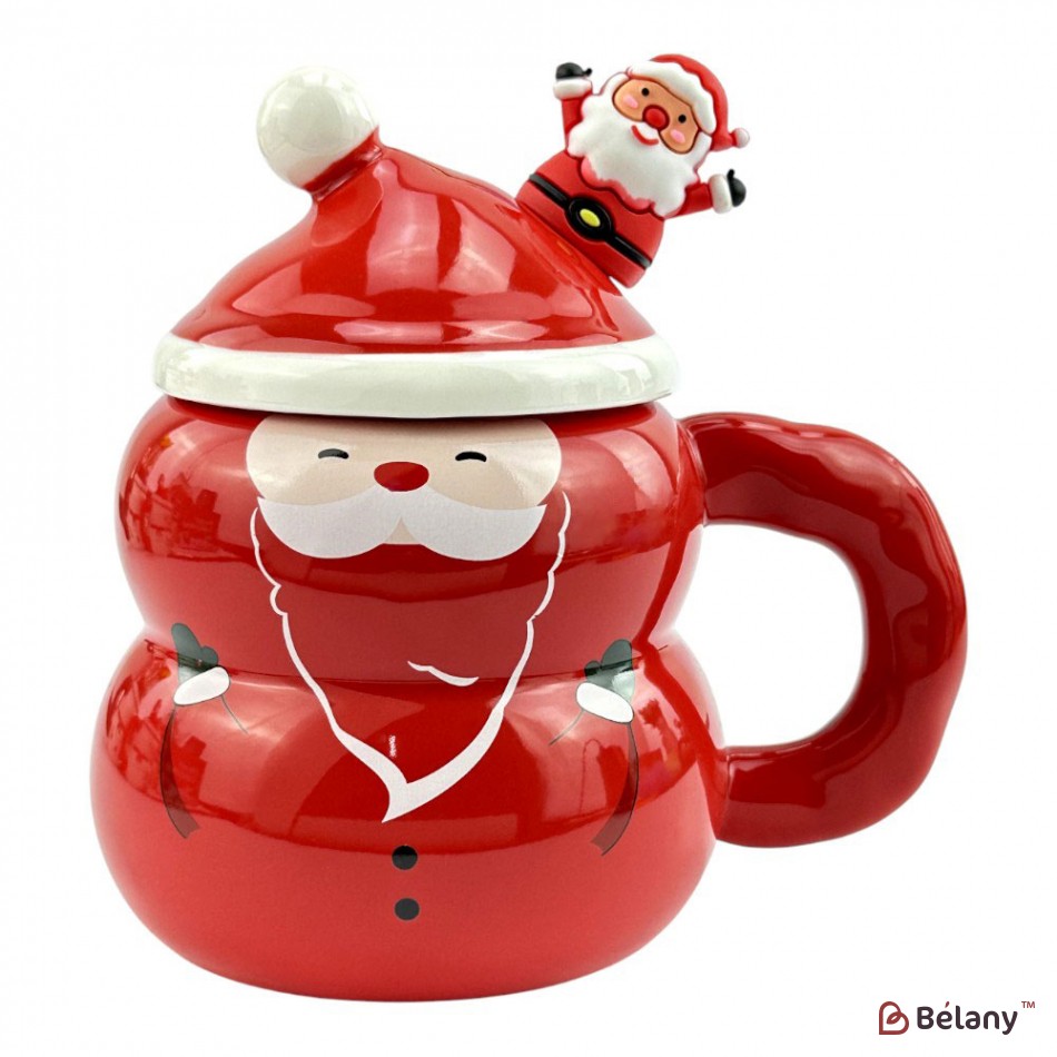 Набір з 4 кухлів "Сніговик" 420мл | 5