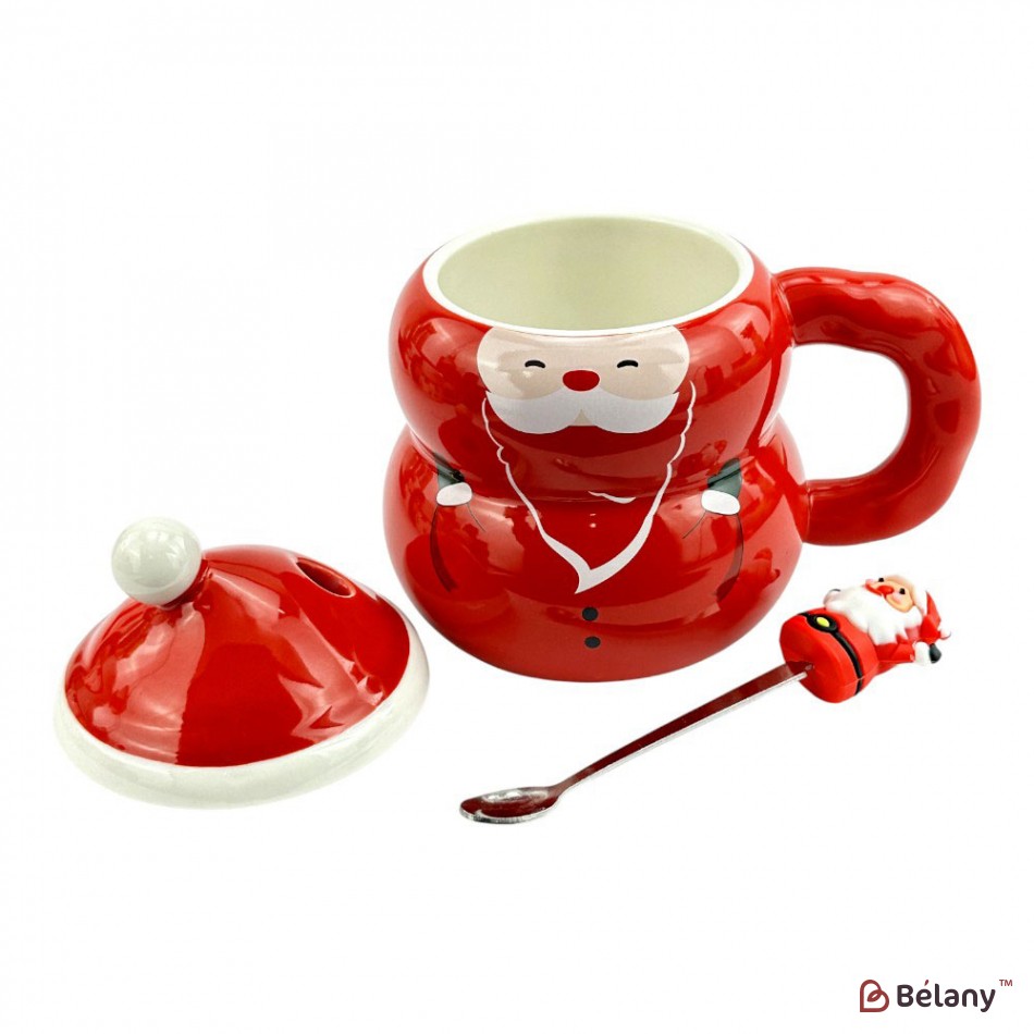 Набір з 4 кухлів "Сніговик" 420мл | 7