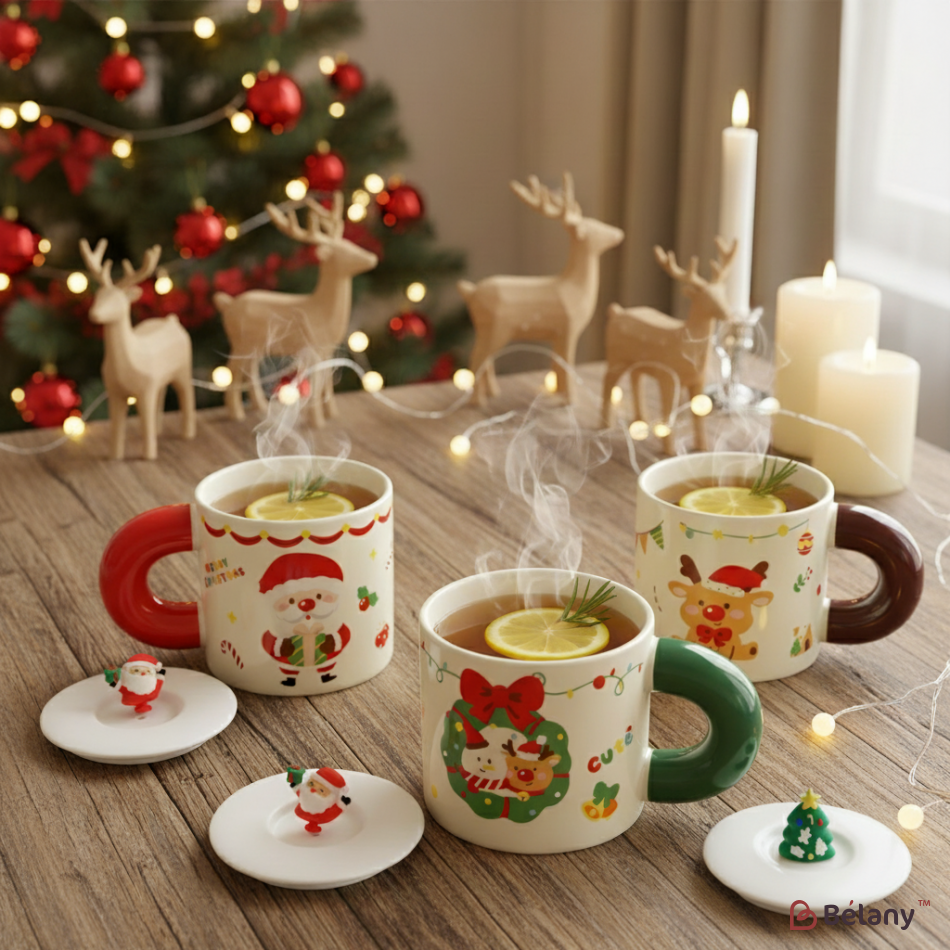 Набір з 4 кухлів "Again" 380мл | 2