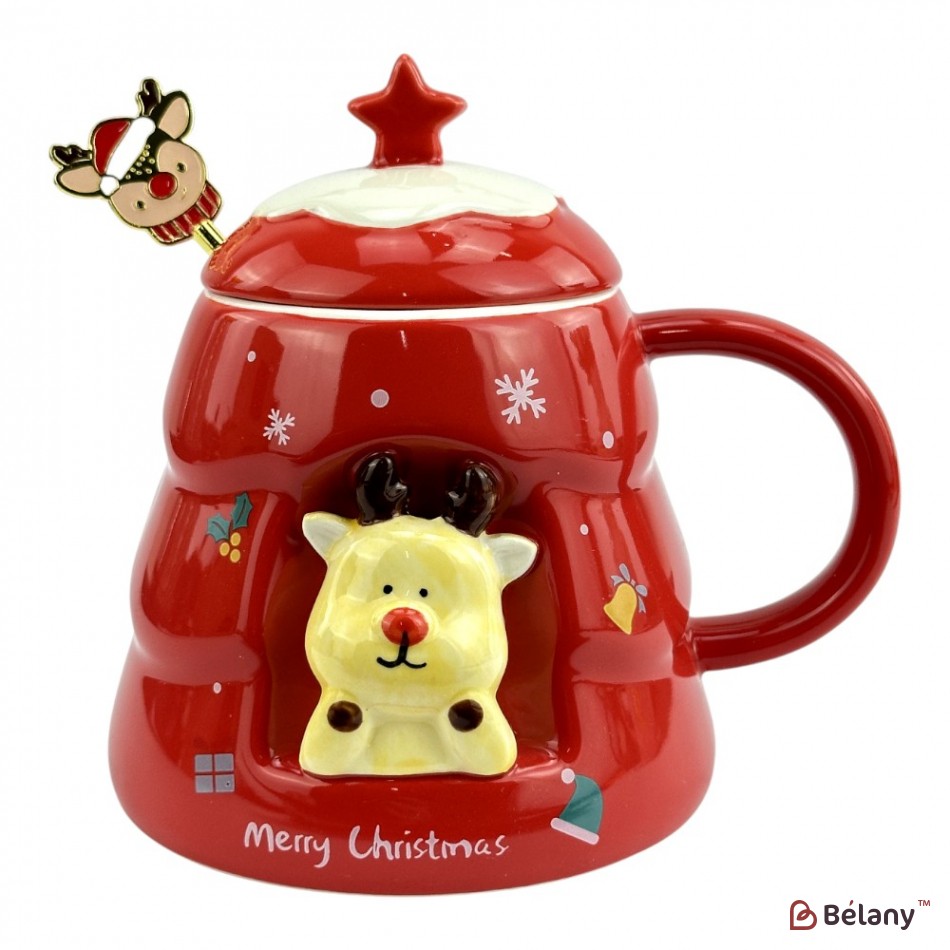 Набір з 4 кухлів "Trees" 480мл | 3