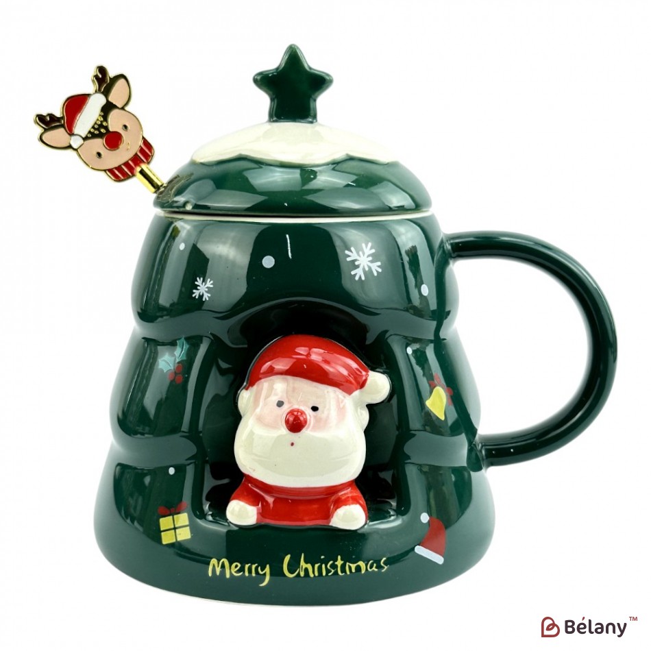 Набір з 4 кухлів "Trees" 480мл | 4