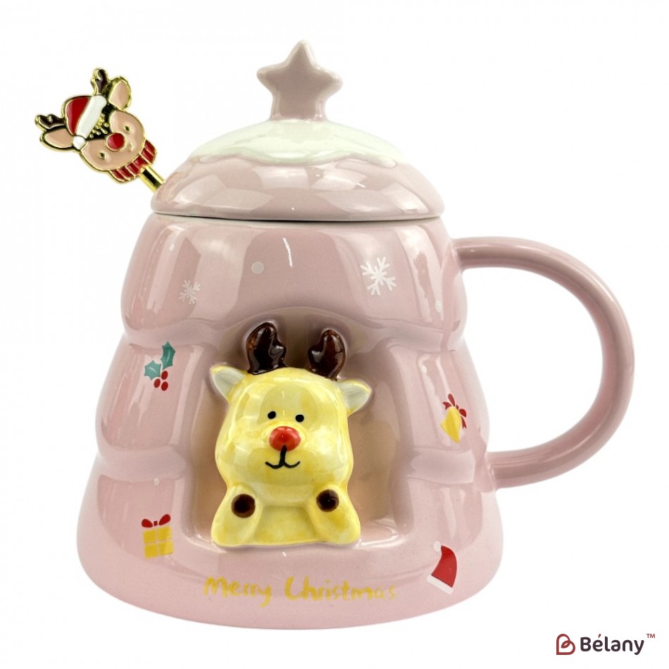 Набір з 4 кухлів "Trees" 480мл | 5