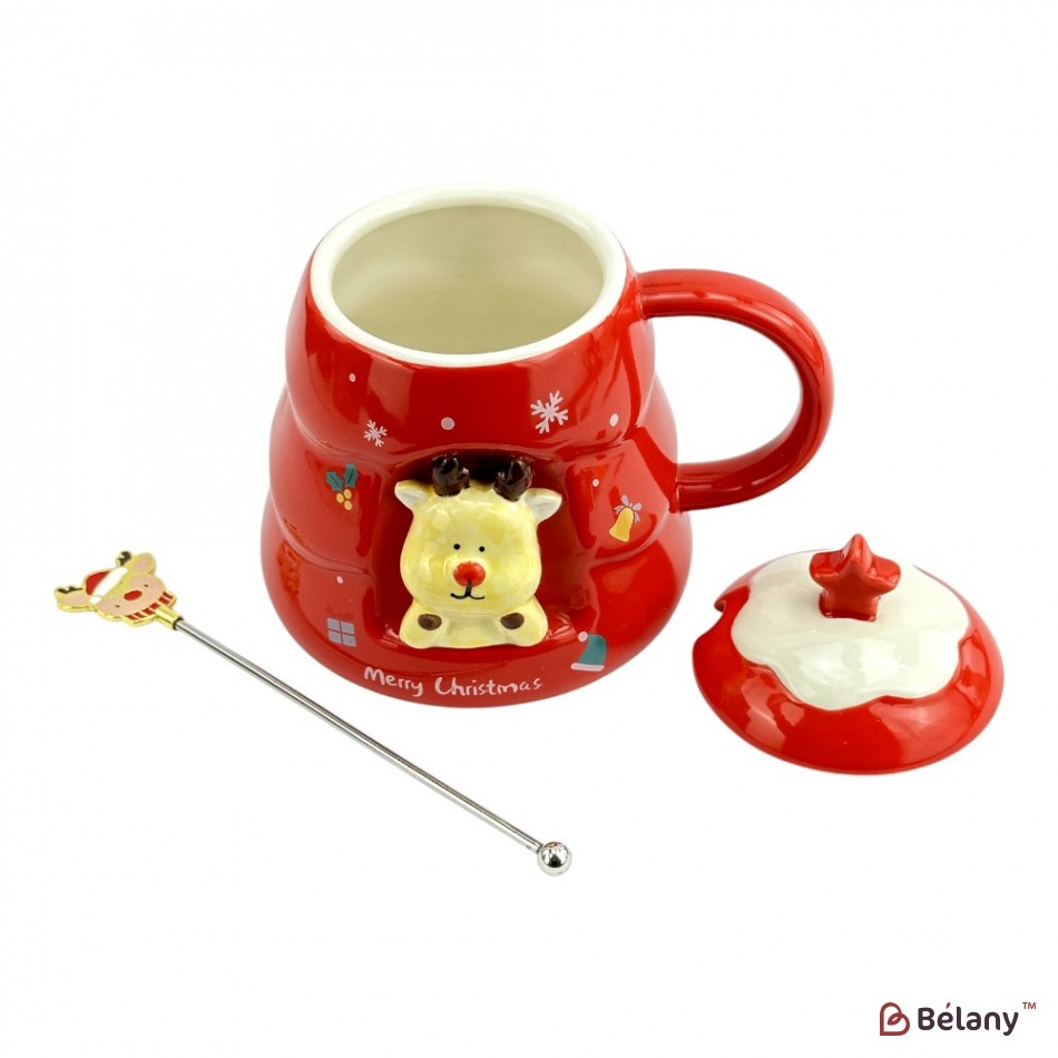 Набір з 4 кухлів "Trees" 480мл | 8