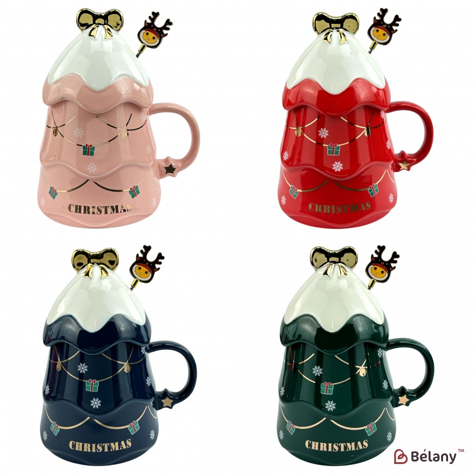 Набір з 4 кухлів "Foresty" 520мл