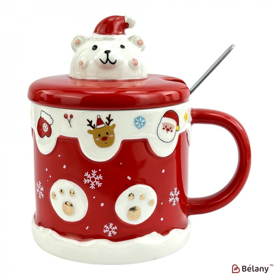 Набір з 3 кухлів "Cakes" 450мл | 6