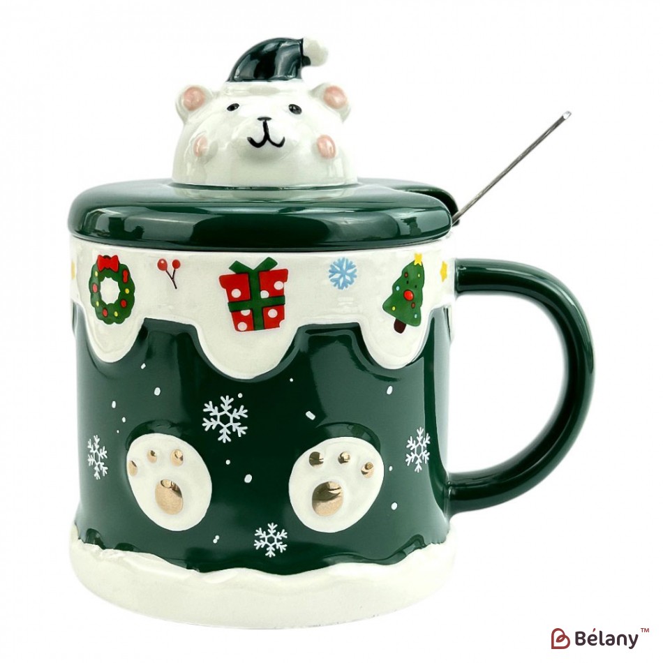 Набір з 3 кухлів "Cakes" 450мл | 4