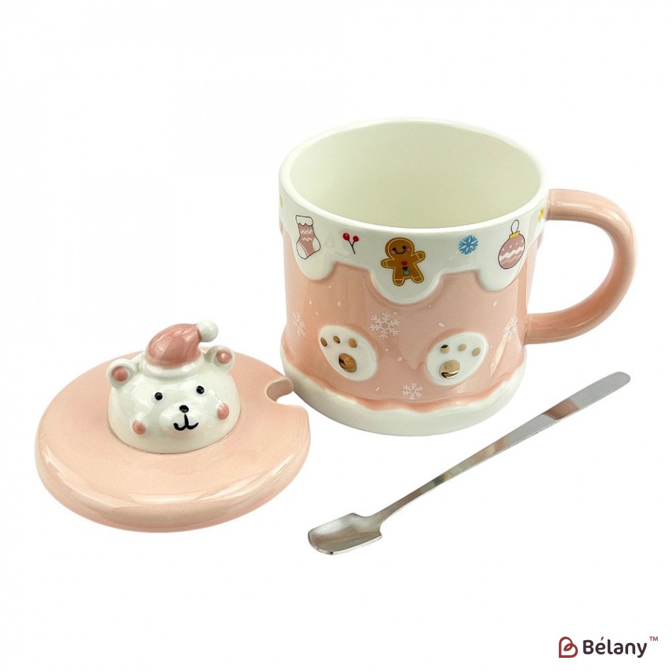 Набір з 3 кухлів "Cakes" 450мл | 8