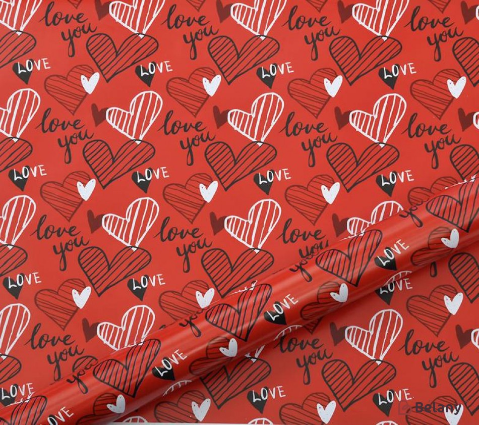 Подарунковий папір "Theme Love" 48-2