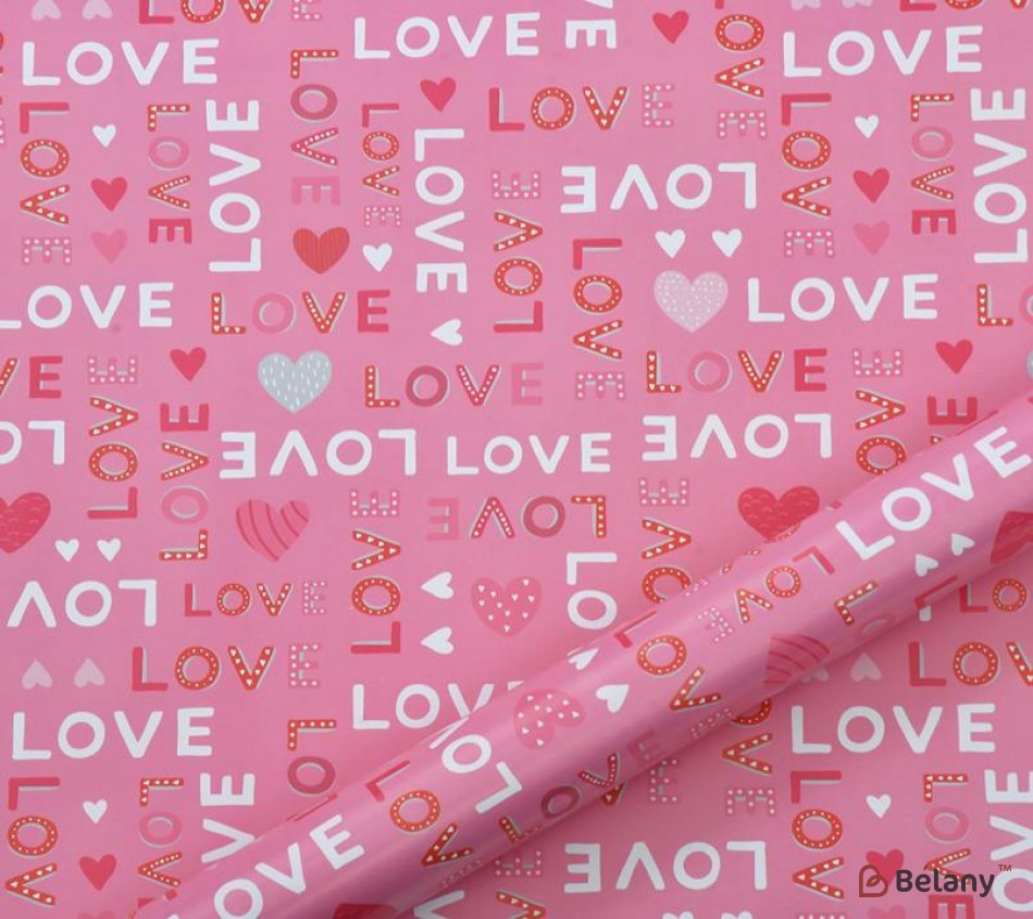 Подарунковий папір "Theme Love" 48-6