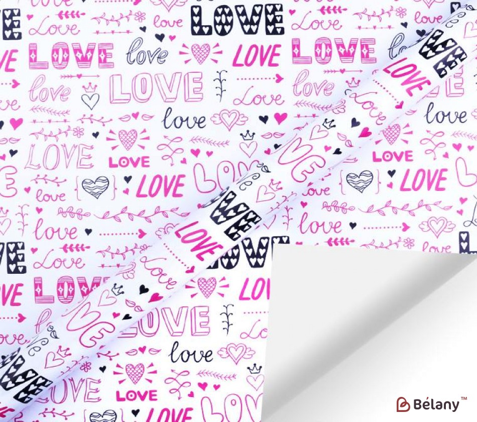 Подарунковий папір "Theme Love" 49-5