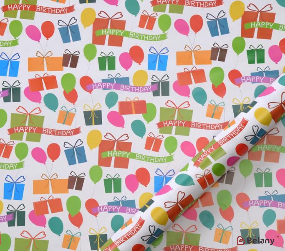 Подарунковий Папір "Birthday Theme" 51-1