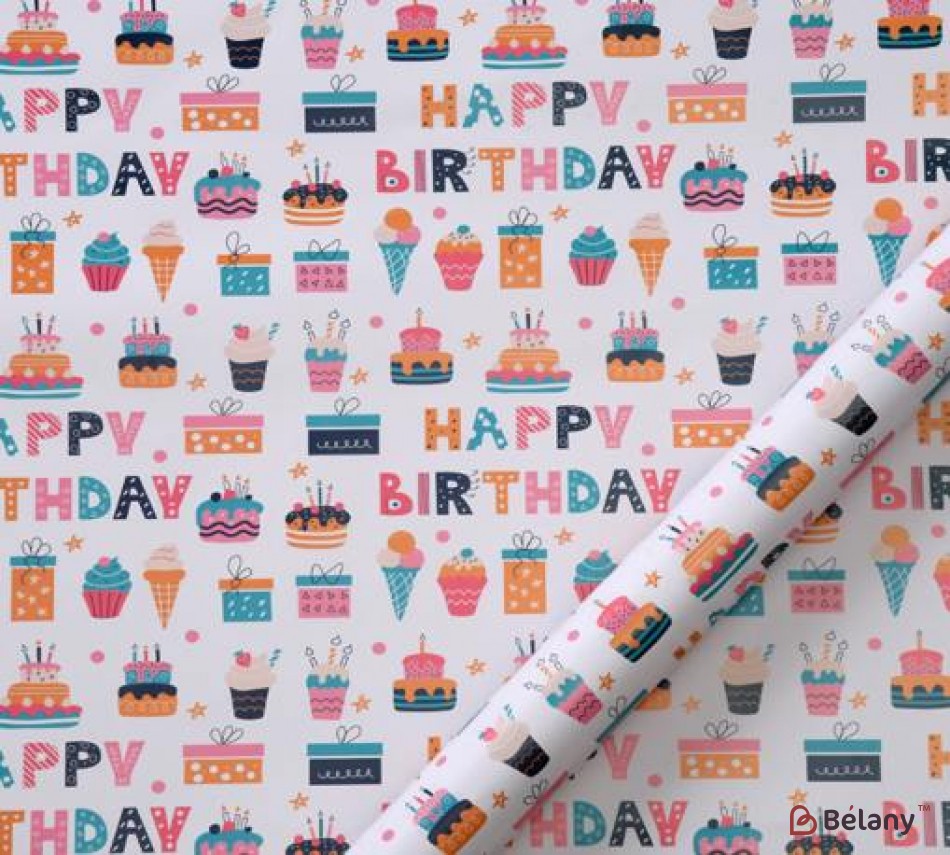 Подарунковий Папір "Birthday Theme" 51-2