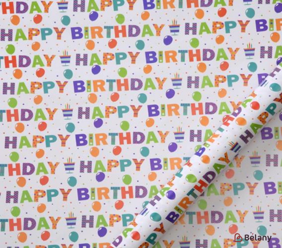 Подарунковий Папір "Birthday Theme" 51-4