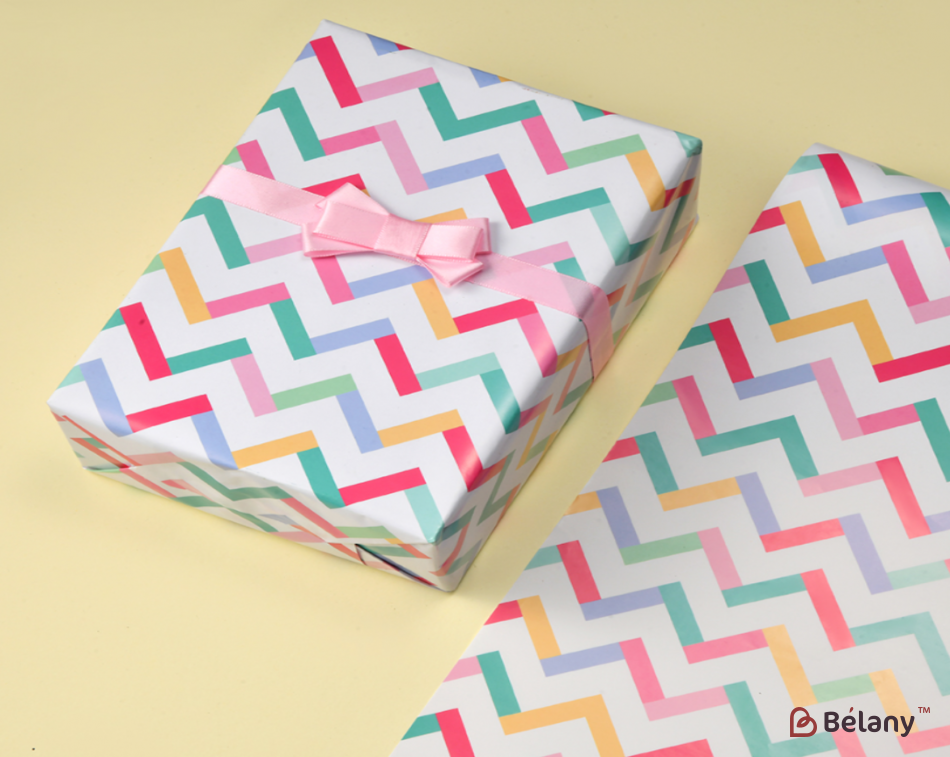 Подарунковий папір "Best Gift" 52-6