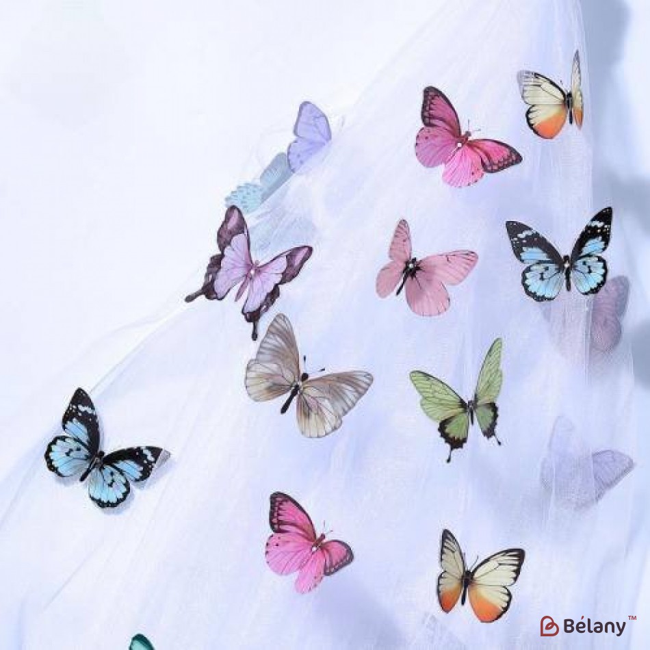 Метелики для декору кольорові