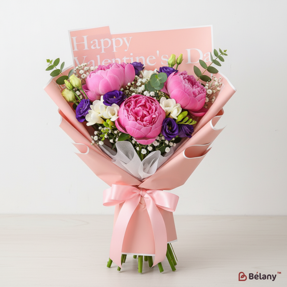 Пленка для цветов "Valentines" #02