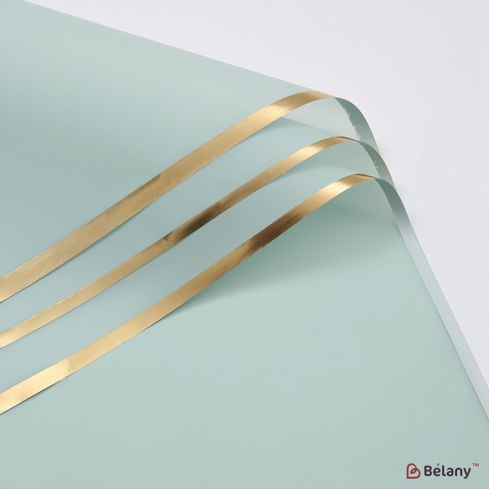 Калька для цветов "Tiny gold kant" #085