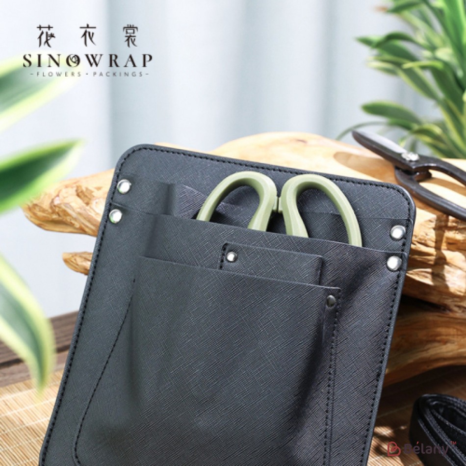 Сумка-пояс для флориста черная | 4