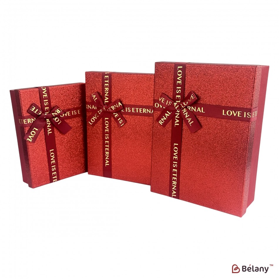 Подарочная коробка "Shiny" красная | 2