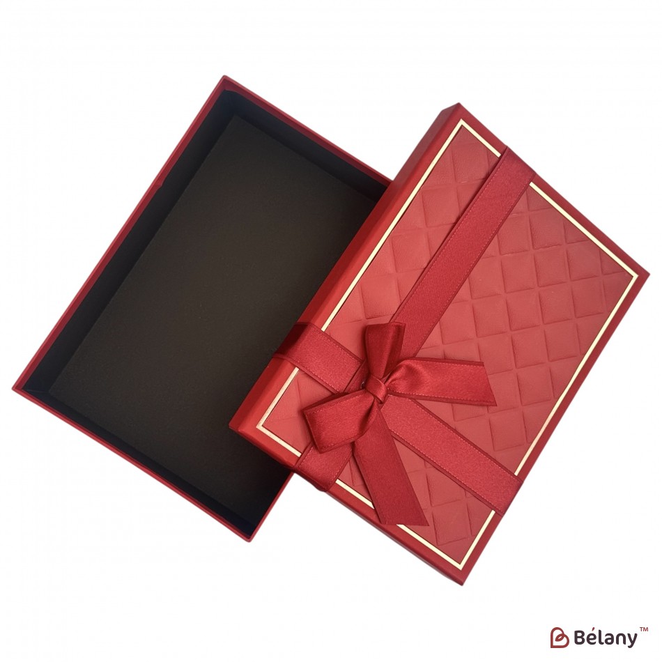 Подарочная коробка "Squares" красная | 4