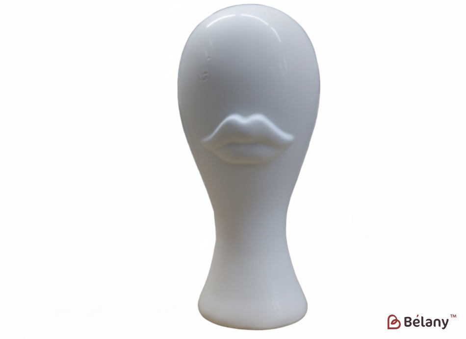 Керамическая ваза "Lips" белая L 42-19