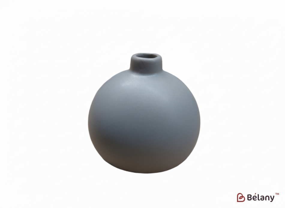 Керамическая ваза "Petite" бежевая 42-14